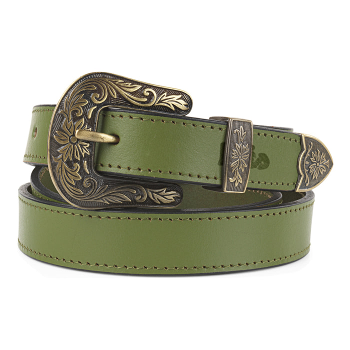 Cinturon Mujer Lois Cinturones Verde 100