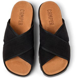 Sandalias - CAMPER Brutus - Negro - Textil técnico (poliéster reciclado)