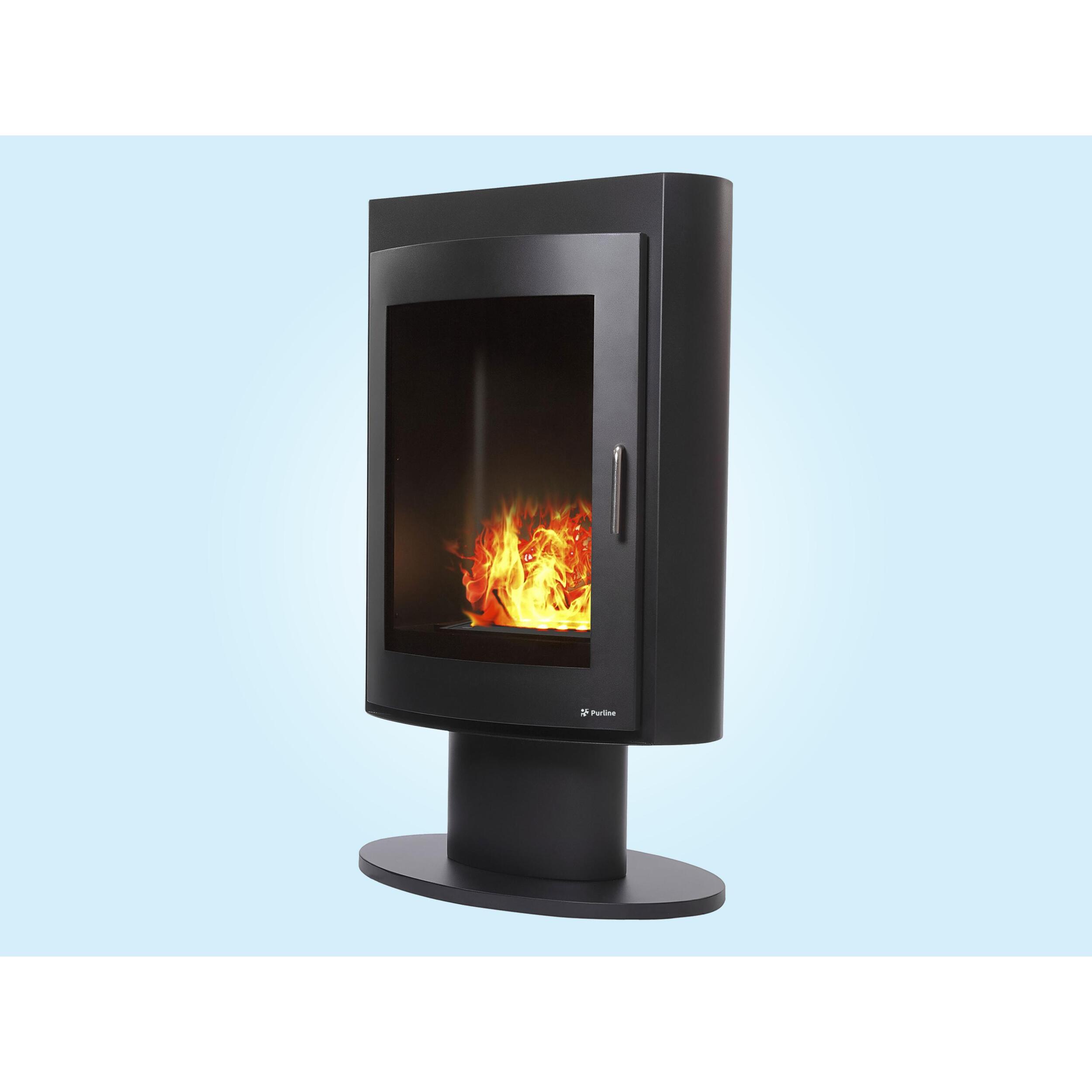 Poêle décoratif avec flamme simulée