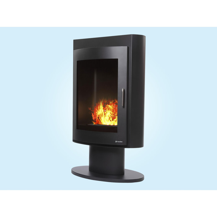 Poêle décoratif avec flamme simulée