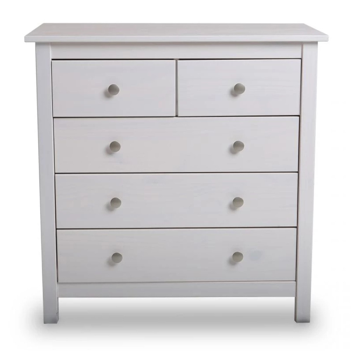 Cómoda Bay 5 cajones Blanco