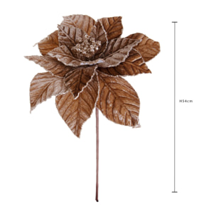 Ramo poinsettia - Pezzi 12 - ORO - Bianchi Dino SpA