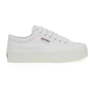 Superga - Zapatillas Mujer Blanco - 2631 Stripe Platform