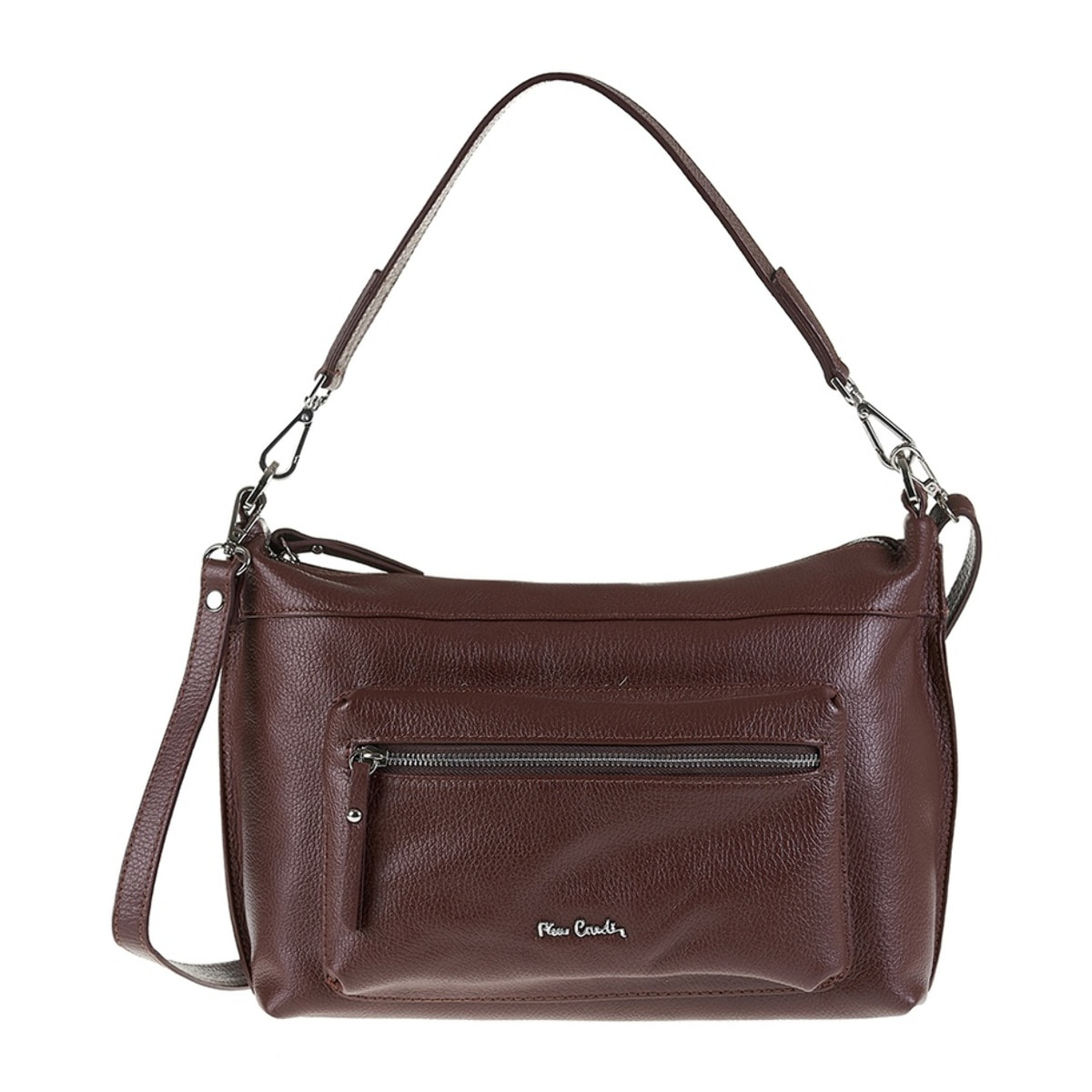 Borsa a spalla da donna Made in Italy - Modello Seraphina - 100% pelle - 35.0 x 23.0 x 20.0 cm