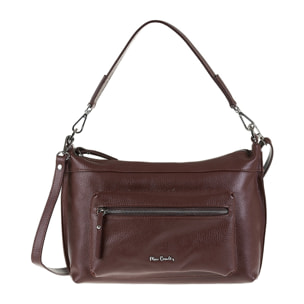 Borsa a spalla da donna Made in Italy - Modello Seraphina - 100% pelle - 35.0 x 23.0 x 20.0 cm