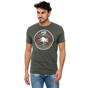 Camiseta de algodón 150 gr Hot Buttered Soulsurf Color Verde Militar