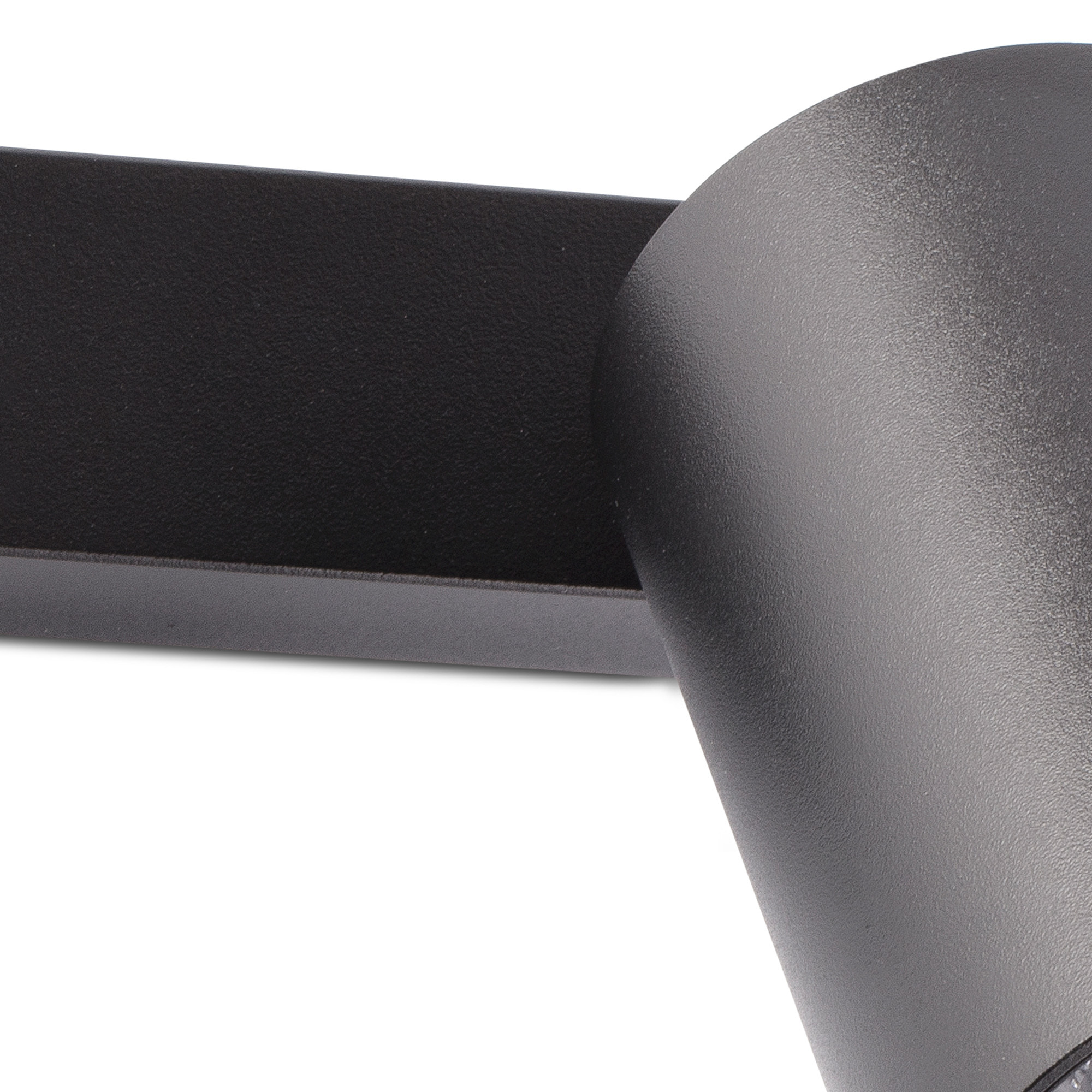 STAN Lampada da parete/plafoniera nera