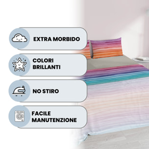 COMPLETO LETTO FANTASY MATRIMONIALE - 100% MICROFIBRA