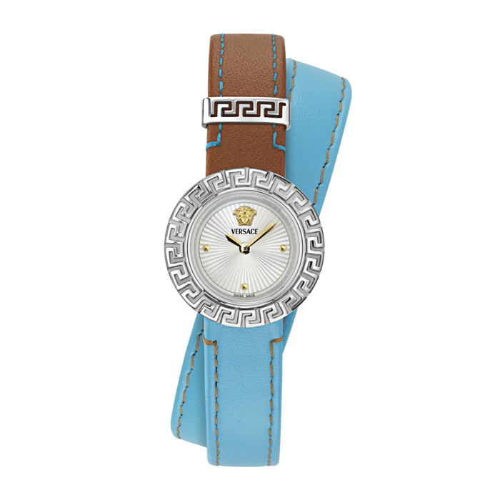 Versace Reloj Analógico De Cuarzo La Greca