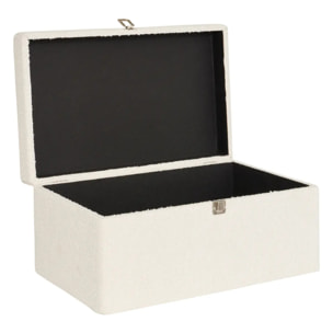 Malles Carlie blanc 54x26cm