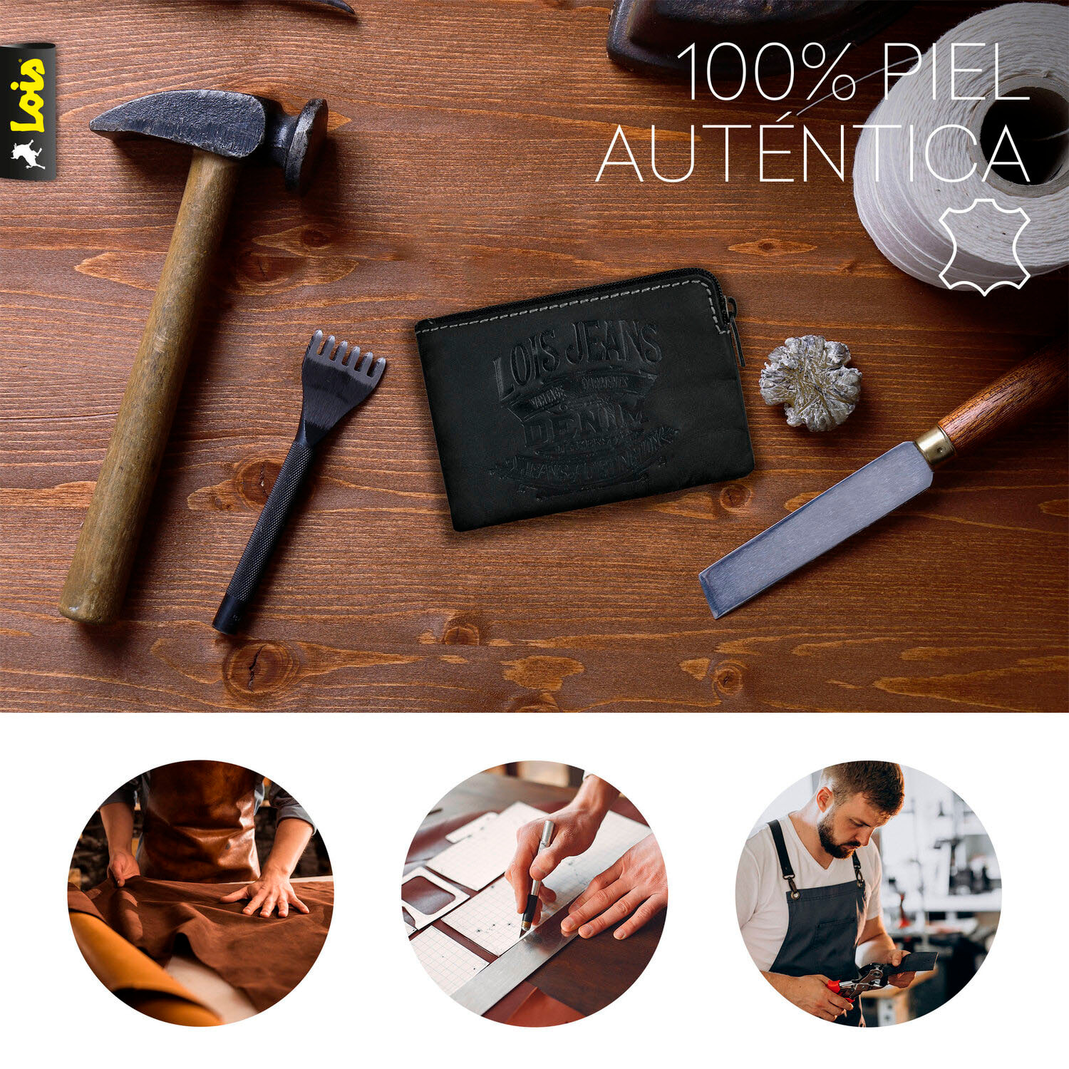 Monedero Lois Keel Negro