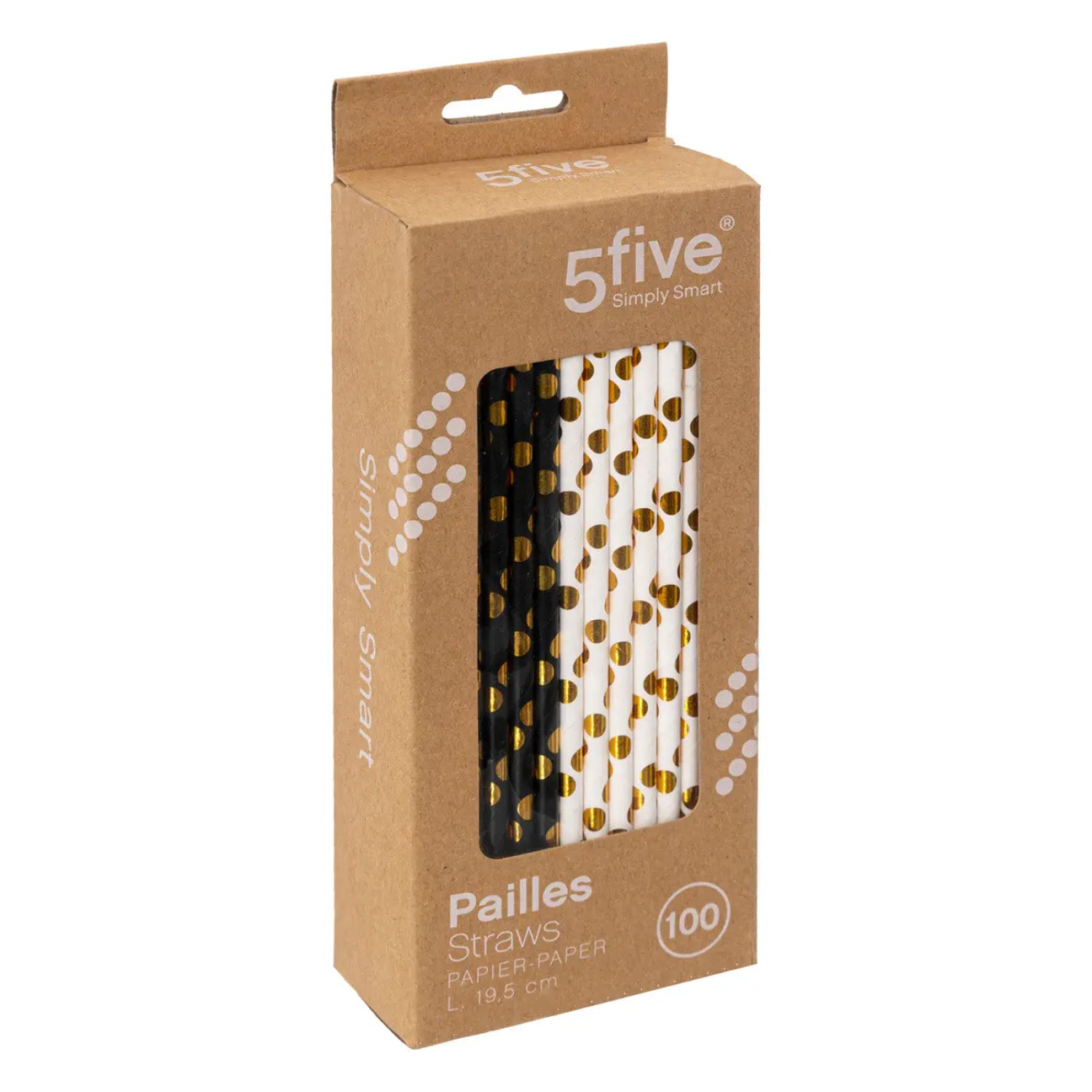 Pailles x 100 Papier d'Or