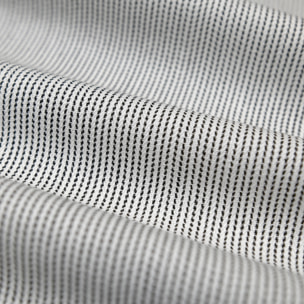 Torchon de cuisine rayé en coton - Noir