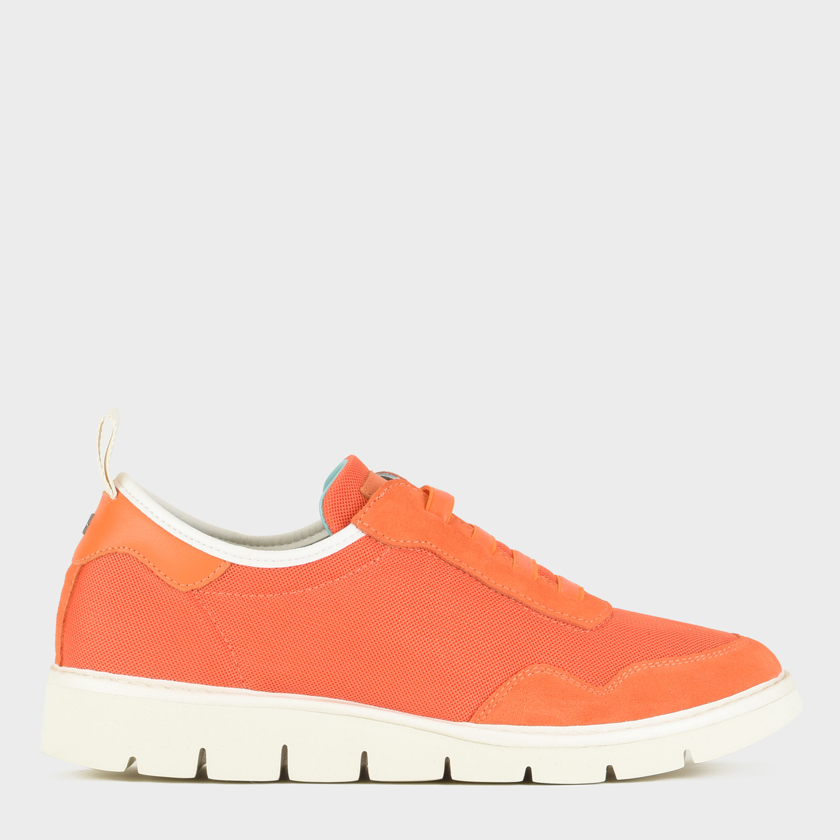 SLIP ON P05 UOMO IN MESH E SUEDE ARANCIO