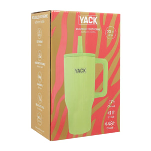 Gobelet isotherme vert fluo 90cl