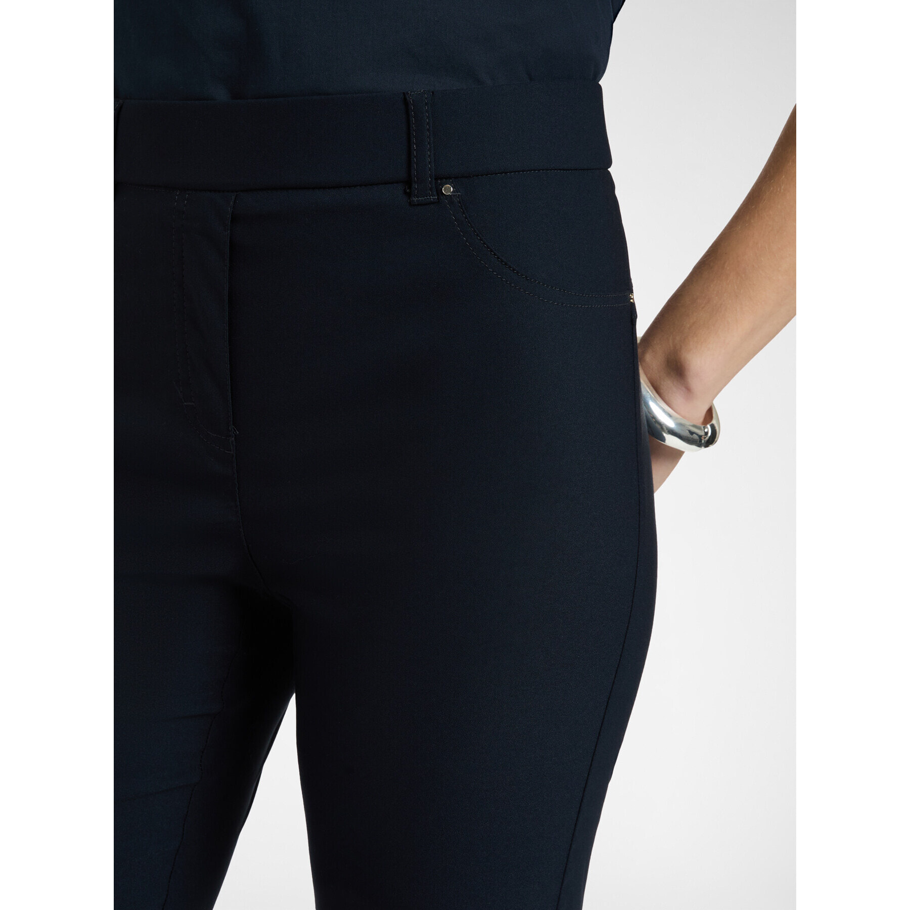 Elena Mirò - Pantoni slim pull on - Blu