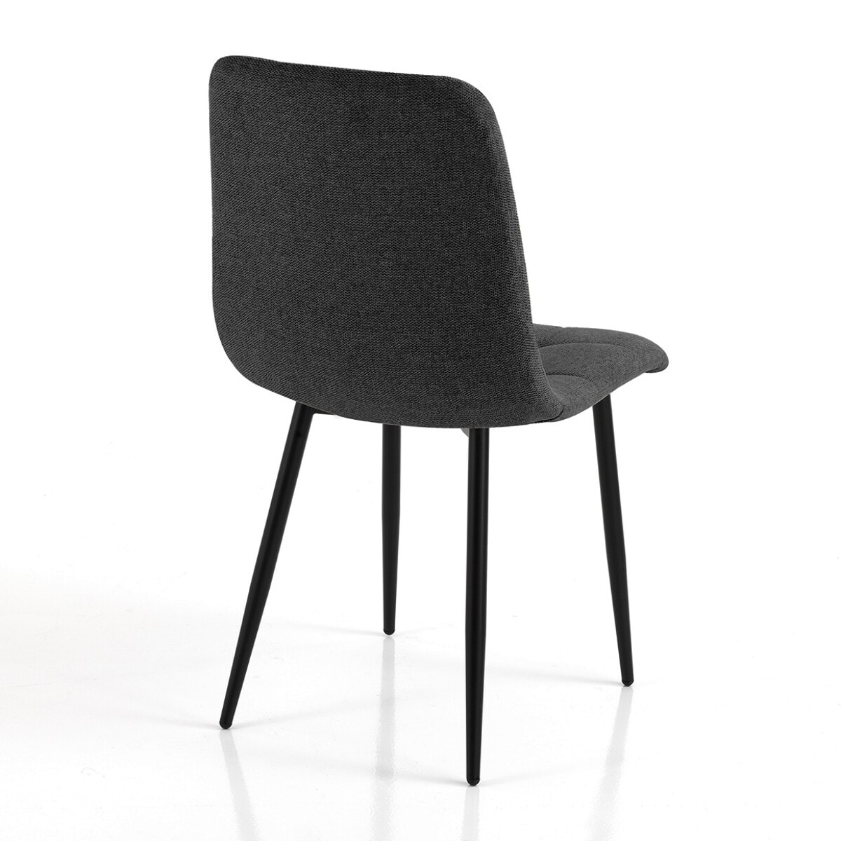 Tomasucci Ensemble de 4 chaises FAFFY EVO gris foncé