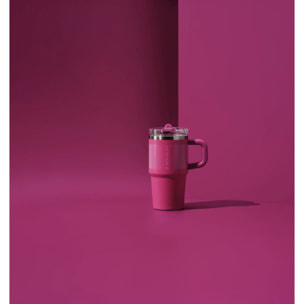 Botella de agua Isotermica - 0,59L - QUENCHER® PROTOUR FLIP STRAW TUMBLER - Violet Blossom Fade