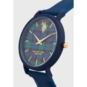 Orologio U.S. Polo Assn. In silicone blu