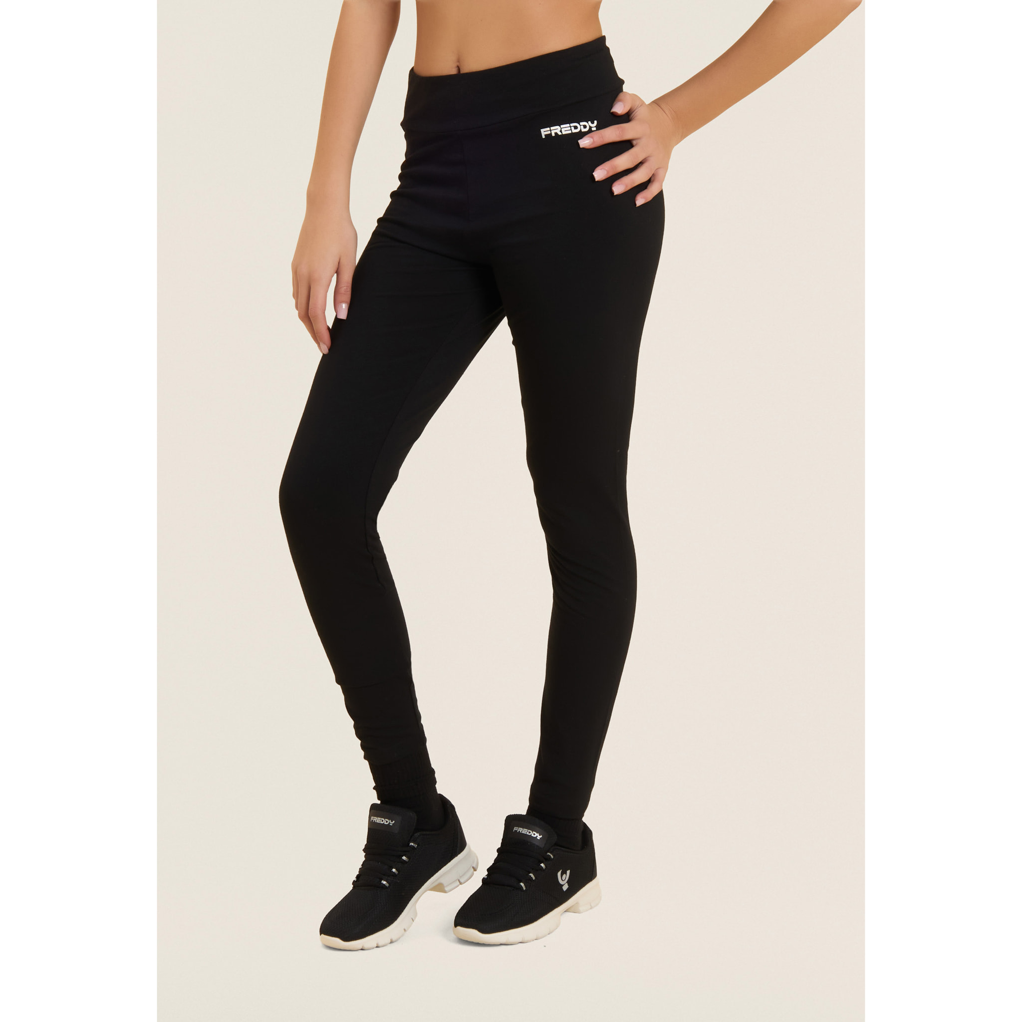 Leggings 7/8 con stampa MOV perlata sul fondo posteriore
