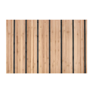 Alfombra BAMBOO COOL Natural Líneas negras