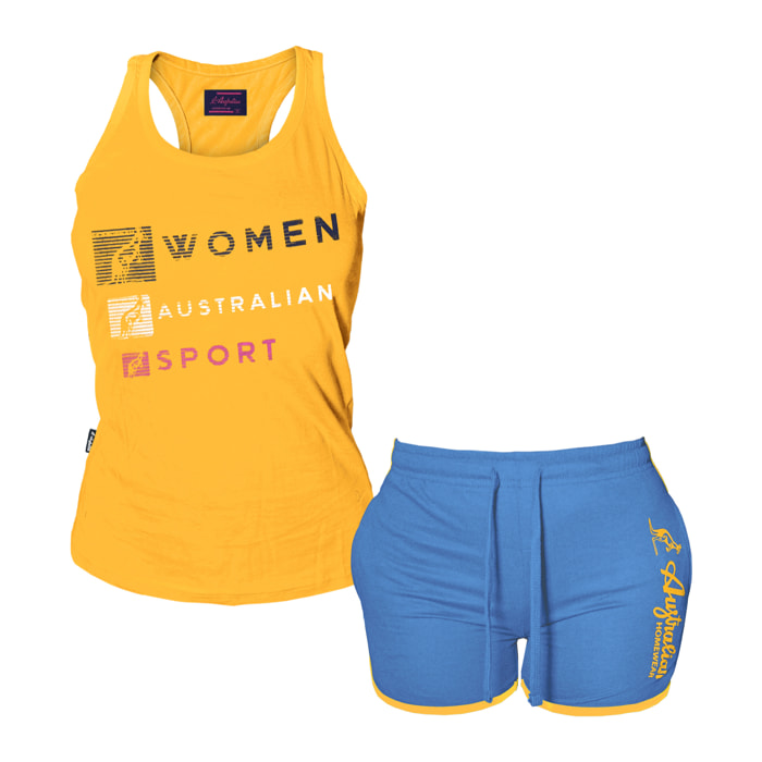 Completo Homewear Donna Corto AUSTRALIAN Cotone