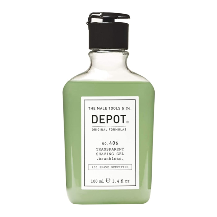 DEPOT no.406 Transparent Shaving Gel 100ml