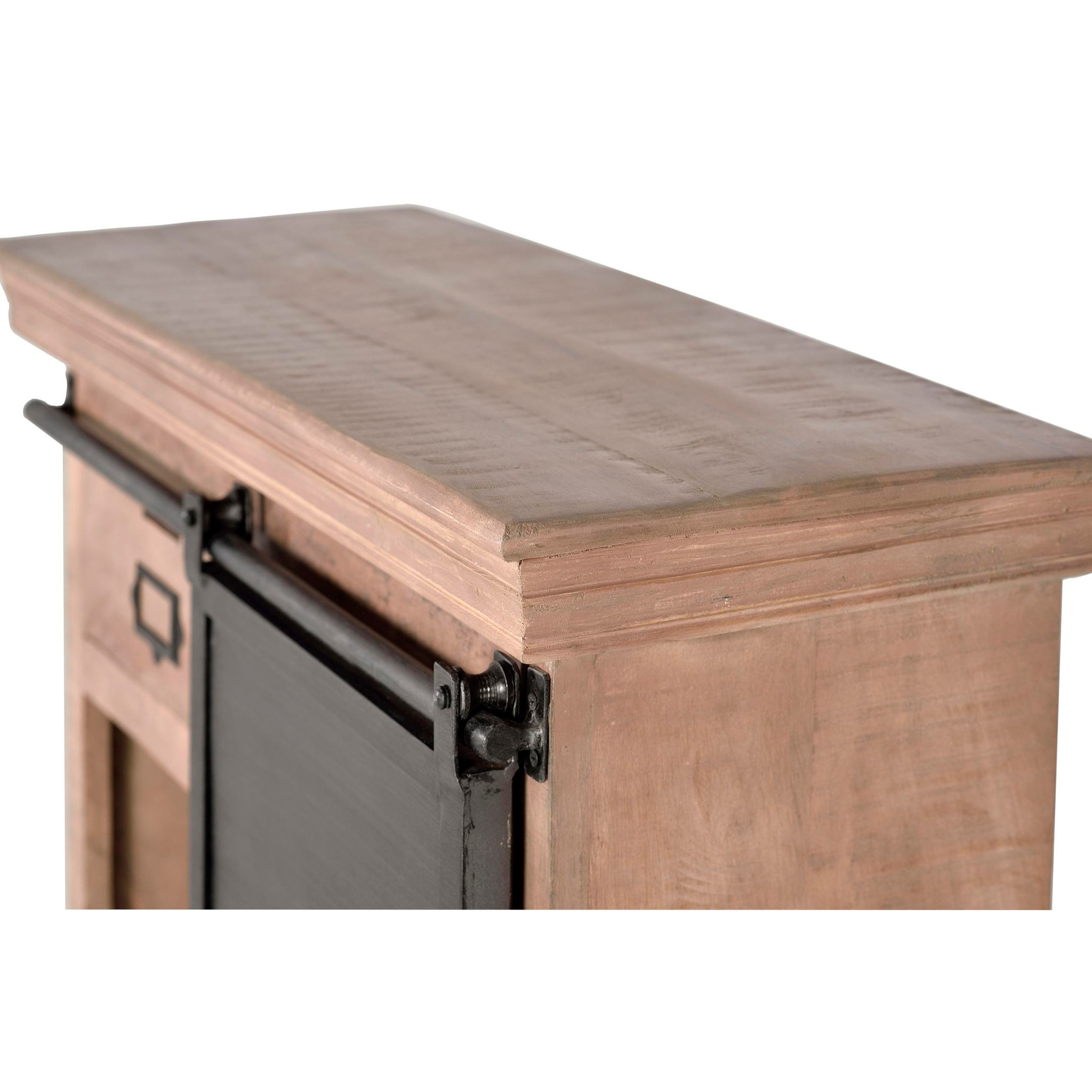 Aparador de Madera de Mango Estilo Industrial Moderno