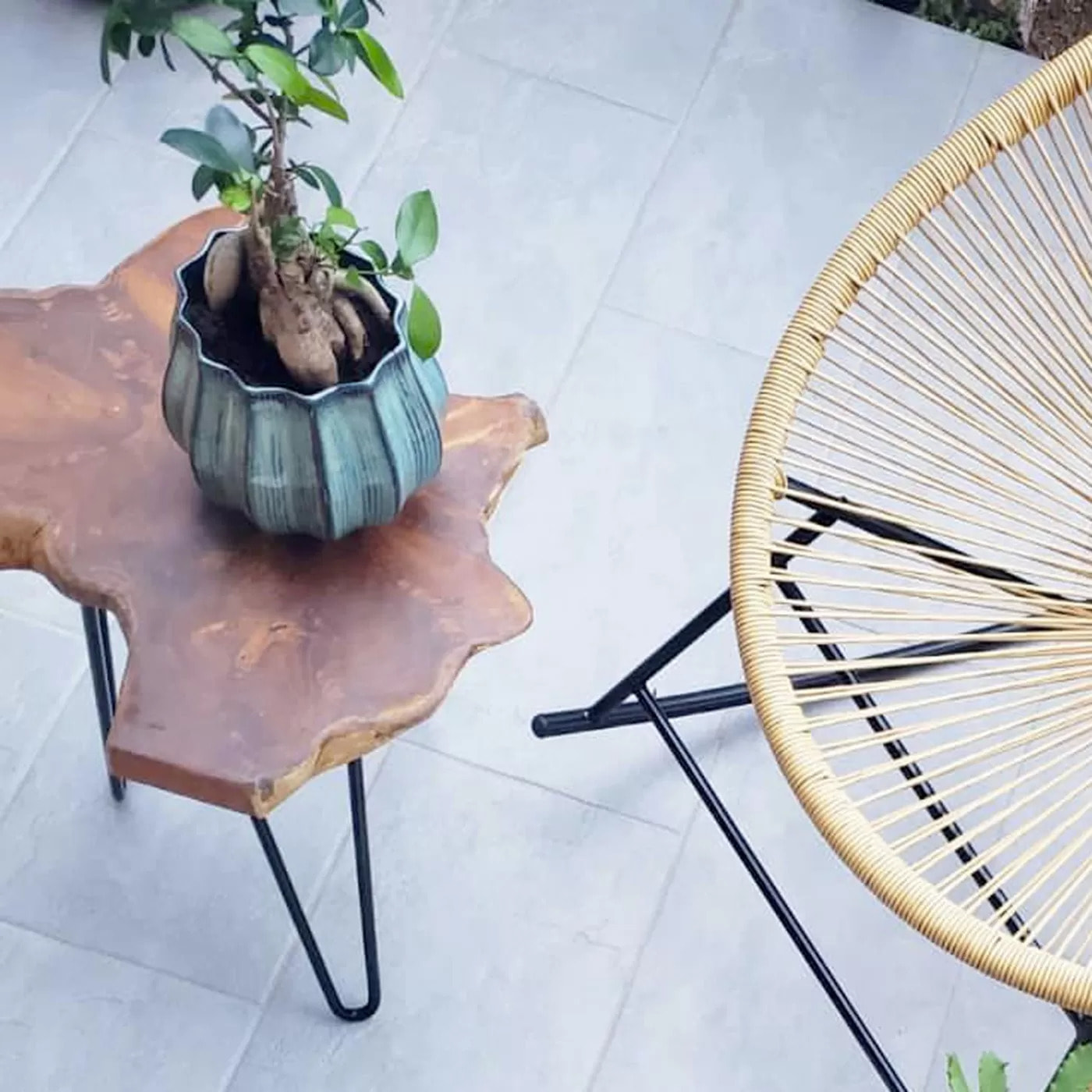 Table d'appoint Aspen nature Kare Design