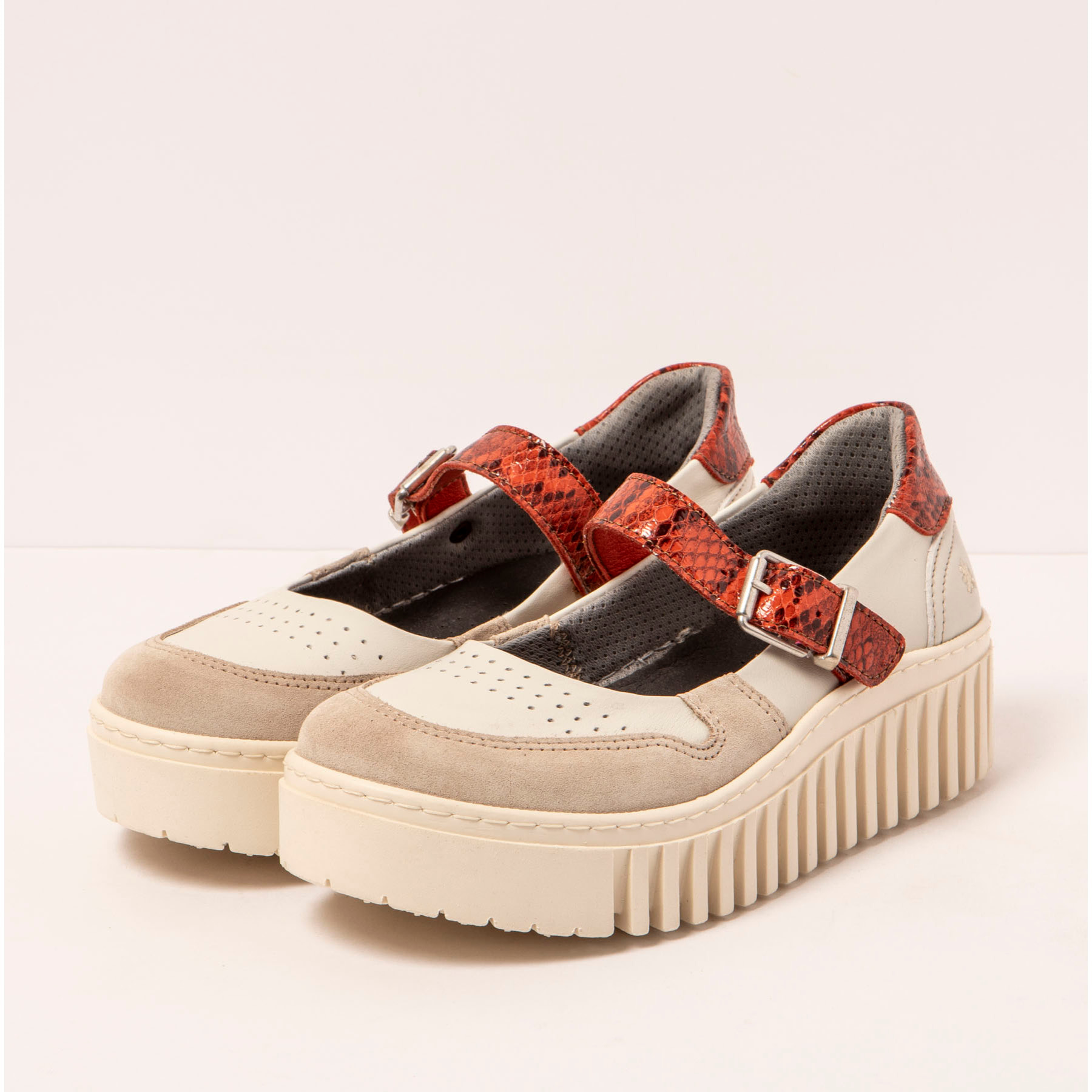 Zapatos 1515 NAPPA TEJA/BRIGHTON color Teja