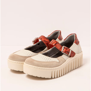 Zapatos 1515 NAPPA TEJA/BRIGHTON color Teja