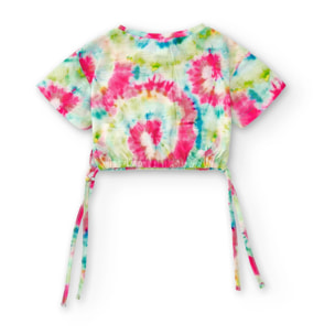 Camiseta de niña multicolor