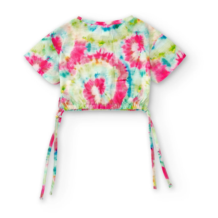 Camiseta de niña multicolor