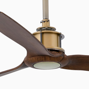 JUST FAN M Ventilador de techo oro viejo/nogal