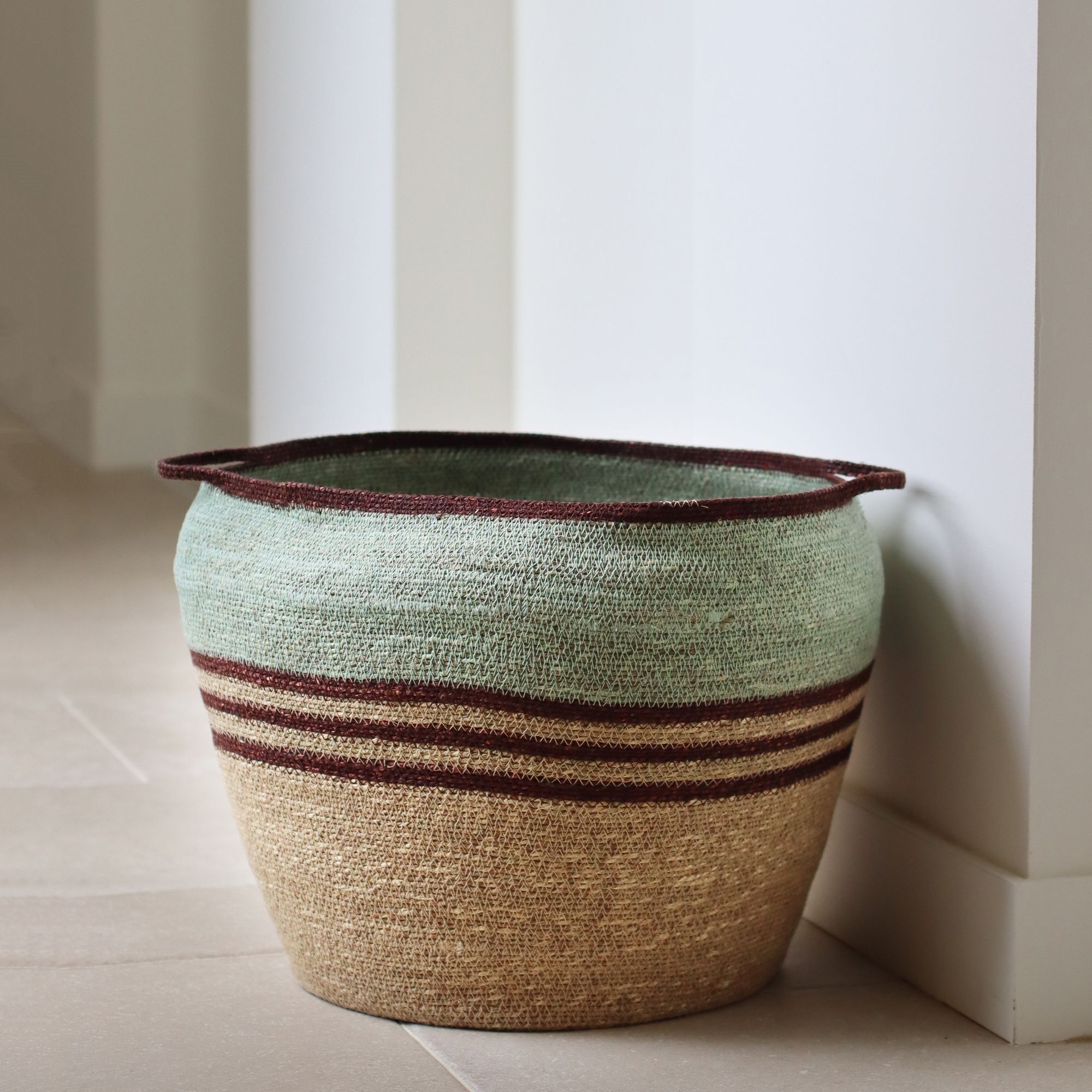 Panier en jonc de mer h40cm CHOBIE