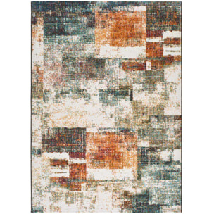 PANDORA Alfombra abstracta de pelo corto multicolor, varias medidas disponibles