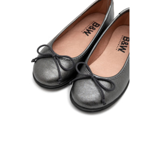 B&W Break&Walk - Scarpe donna e ragazza stile ballerina comode  Piombo