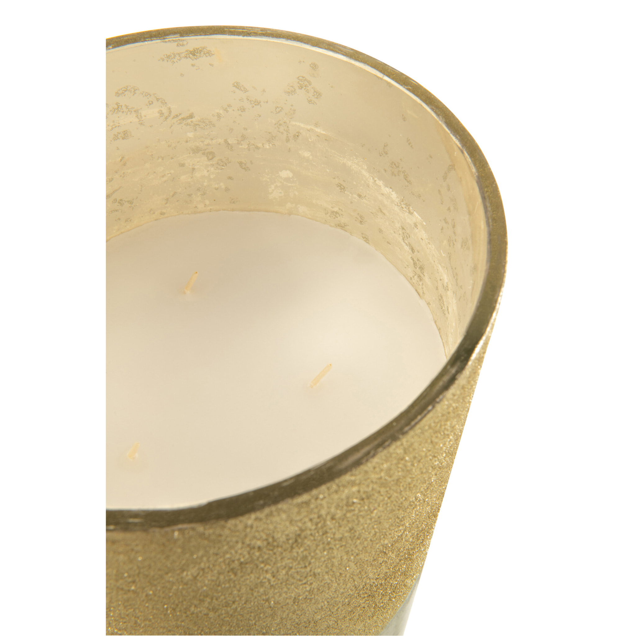 J-Line bougie parfumée M-Chic - verre - argent - extra large - 160H