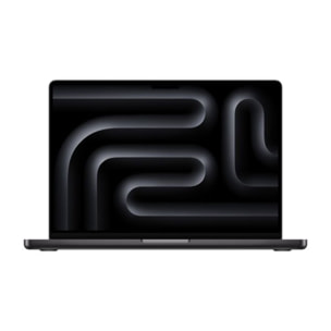 Ordinateur Apple MACBOOK Pro 14" Puce M4 Pro CPU 14 / GPU 20 coeurs Mémoire RAM 48Go Stockage 2To SSD XDR Noir sidéral