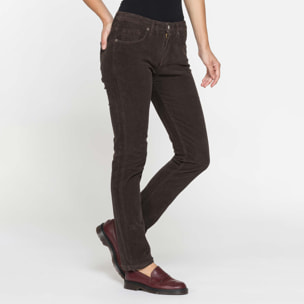 PANTALONE 5 TASCHE MOD. 752 IN VELLUTO STRETCH