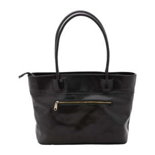 Borsa a tracolla da uomo in vera pelle - Modello False - 100% pelle - 40.0 x 27.0 x 14.0 cm