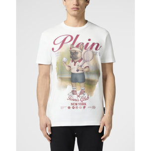 PHILIPP PLEIN Round Neck T-Shirt New York Tennis