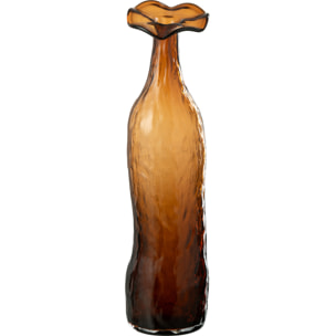 J-Line vase Eclosion - verre - marron - large - 40 cm de hauteur