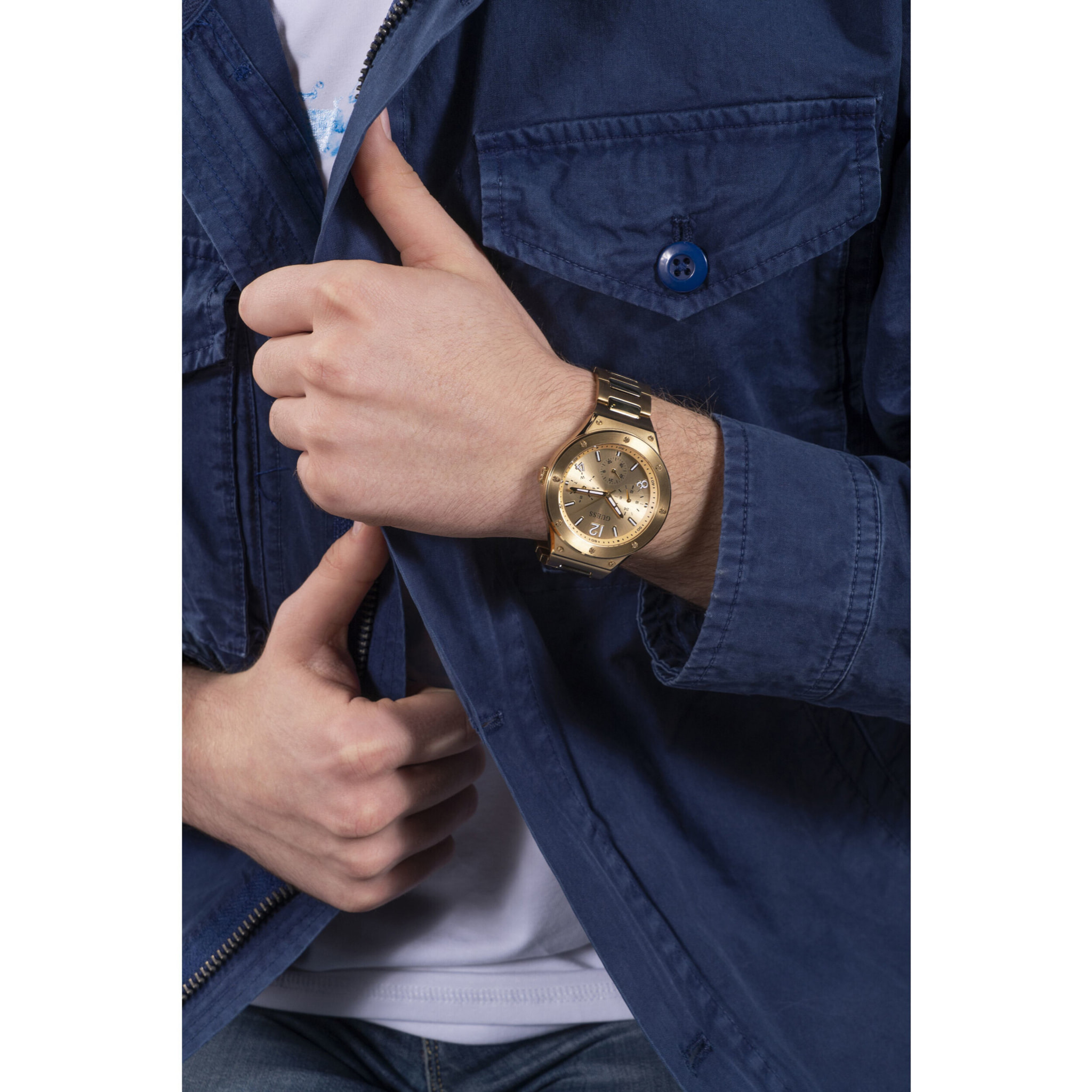 Guess Reloj Analógico De Cuarzo Scope