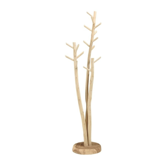 WILL - Porte-manteau 3 branches en teck naturel