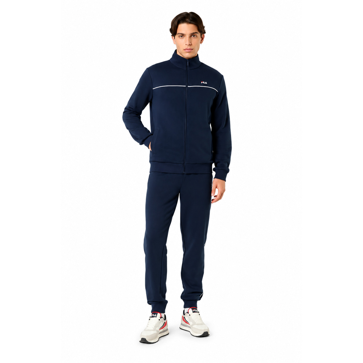 Tuta Uomo FILA Cotone Zip Modello CAMPOSTINO Art.FAM1232