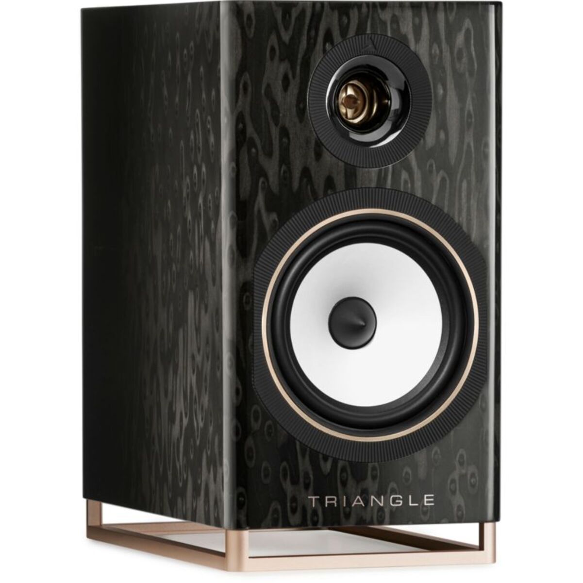 Enceinte bibliothèque active TRIANGLE Capella Etoile Noire