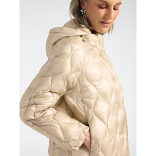 Elena Mirò - Piumino lightweight in nylon trapuntato - Beige
