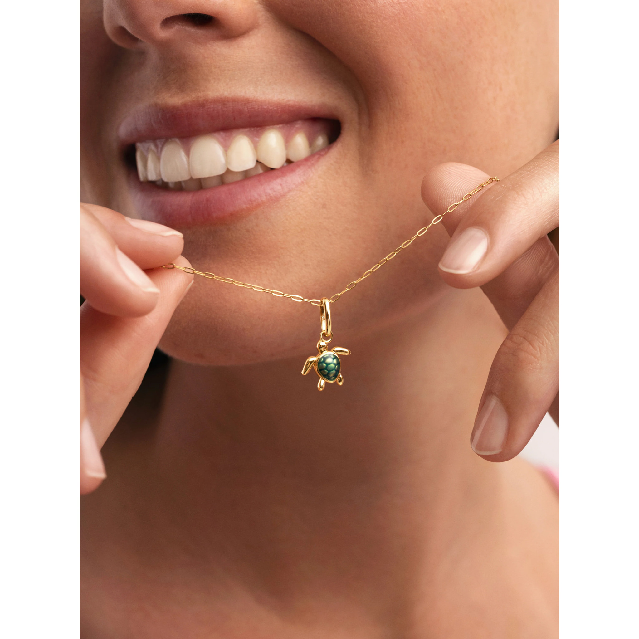 Charm Tartaruga Placcato Oro