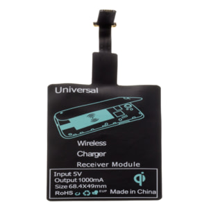 ADAPTADOR ANDROID CARGADOR QI